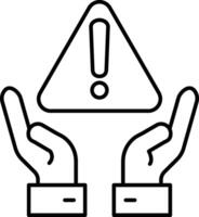 Risk Management Icon Design For Personal and Commerial Use vector
