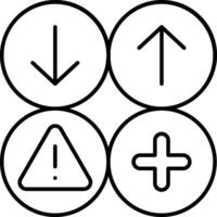 Swot Analysis Icon Design For Personal and Commerial Use vector