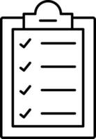 Check List Icon Design For Personal and Commerial Use vector
