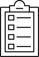 Clipboard Icon Design For Personal and Commerial Use vector