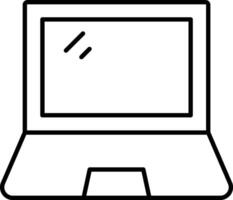 Laptop Icon Design For Personal and Commerial Use vector