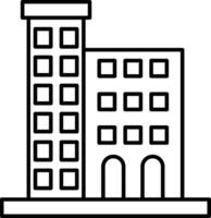 Apartment Icon Design For Personal and Commerial Use vector