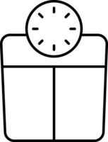 Weight Scale Icon Design For Personal and Commerial Use vector