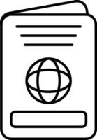 Passport Icon Design For Personal and Commerial Use vector
