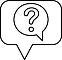 Question And Answer Icon Design For Personal and Commerial Use vector