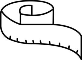 Measuring Tape Icon Design For Personal and Commerial Use vector
