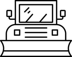 Snowplow Icon Design For Personal and Commerial Use vector