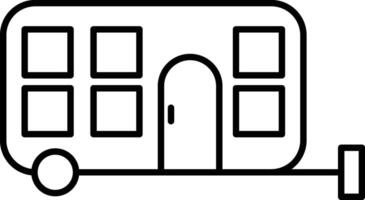 Camper Van Icon Design For Personal and Commerial Use vector