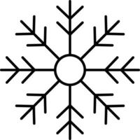 Snowflake Icon Design For Personal and Commerial Use vector