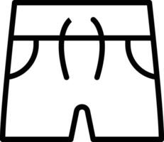 Shorts Icon Design For Personal and Commerial Use vector