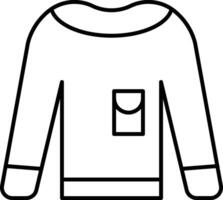 Sweater Icon Design For Personal and Commerial Use vector