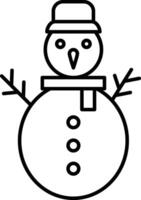 Snowman Icon Design For Personal and Commerial Use vector