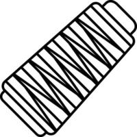 Spool Of Thread Icon Design For Personal and Commerial Use vector