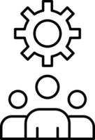 Management Icon Design For Personal and Commerial Use vector