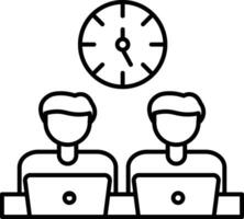 Coworking Icon Design For Personal and Commerial Use vector