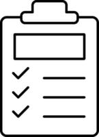Checklist Icon Design For Personal and Commerial Use vector