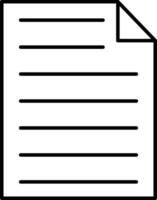 Document Icon Design For Personal and Commerial Use vector