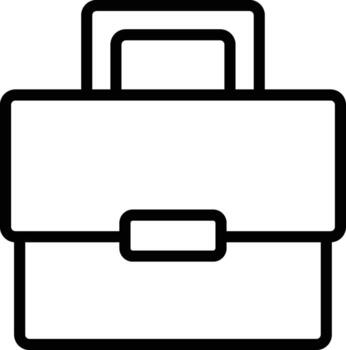 Briefcase Icon Design For Personal and Commerial Use vector
