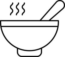 Hot Soup Icon Design For Personal and Commerial Use vector
