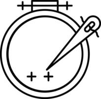 Embroidery Icon Design For Personal and Commerial Use vector