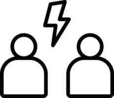 Conflict Icon Design For Personal and Commerial Use vector