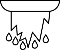 Icicle Icon Design For Personal and Commerial Use vector