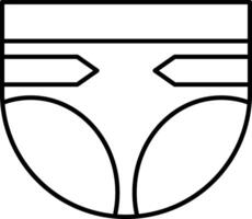 Nappy Icon Design For Personal and Commerial Use vector