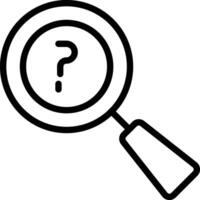 Magnifying Glass Icon Design For Personal and Commerial Use vector