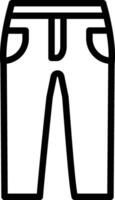 Trousers Icon Design For Personal and Commerial Use vector