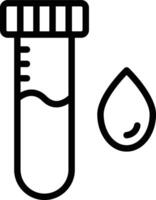 Blood Sample Icon Design For Personal and Commerial Use vector