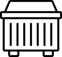 Dumpster Icon Design For Personal and Commerial Use vector