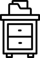 File Cabinet Icon Design For Personal and Commerial Use vector
