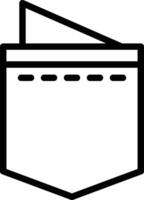 Pocket Square Icon Design For Personal and Commerial Use vector