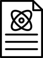 Science Report Icon Design For Personal and Commerial Use vector