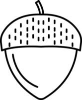 Acorn Icon Design For Personal and Commerial Use vector