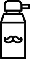 Shaving Cream Icon Design For Personal and Commerial Use vector