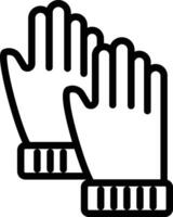 Gloves Icon Design For Personal and Commerial Use vector