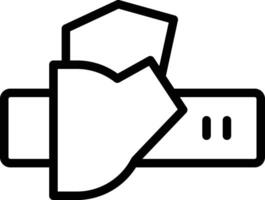 Pistol Holster Icon Design For Personal and Commerial Use vector