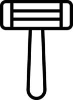 Shaving Blade Icon Design For Personal and Commerial Use vector