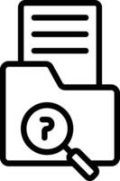 Case File Icon Design For Personal and Commerial Use vector