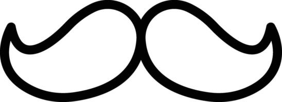 Moustache Icon Design For Personal and Commerial Use vector