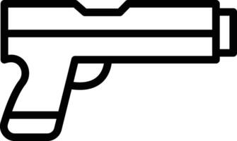 Gun Icon Design For Personal and Commerial Use vector