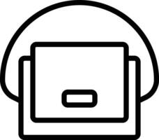 Shoulder Bag Icon Design For Personal and Commerial Use vector