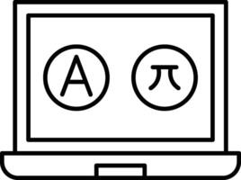 Online Translator Icon Design For Personal and Commerial Use vector