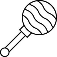 Rattle Icon Design For Personal and Commerial Use vector