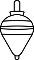Spinning Top Icon Design For Personal and Commerial Use vector