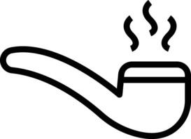 Smoking Pipe Icon Design For Personal and Commerial Use vector