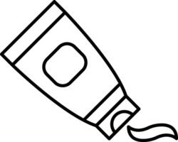 Tooth Paste Icon Design For Personal and Commerial Use vector
