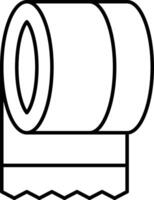 Toilet Roll Icon Design For Personal and Commerial Use vector