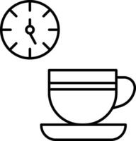 Coffee Break Icon Design For Personal and Commerial Use vector